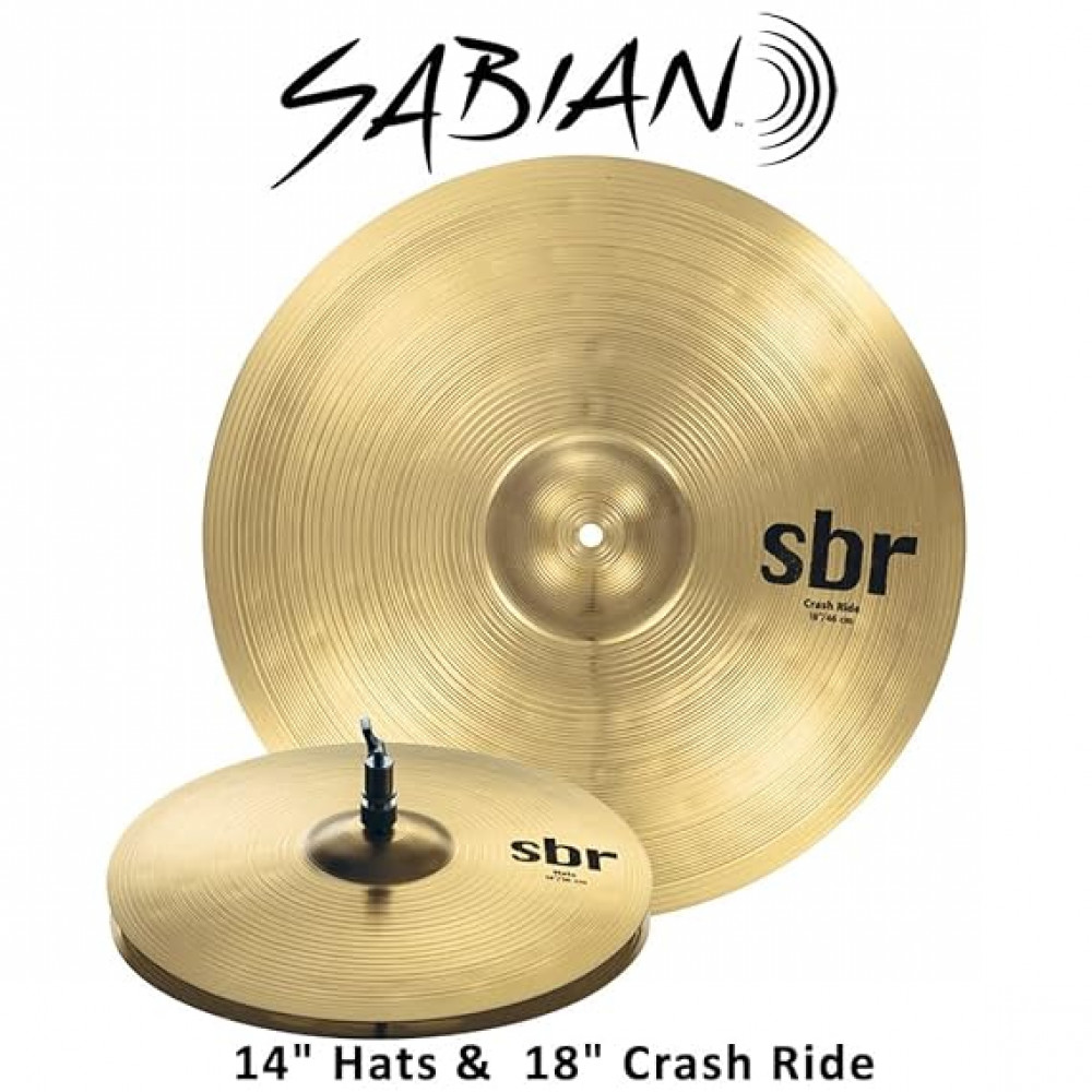 Sabian SBR5002 14" & 18" Series 2 Pack Set Cymbal