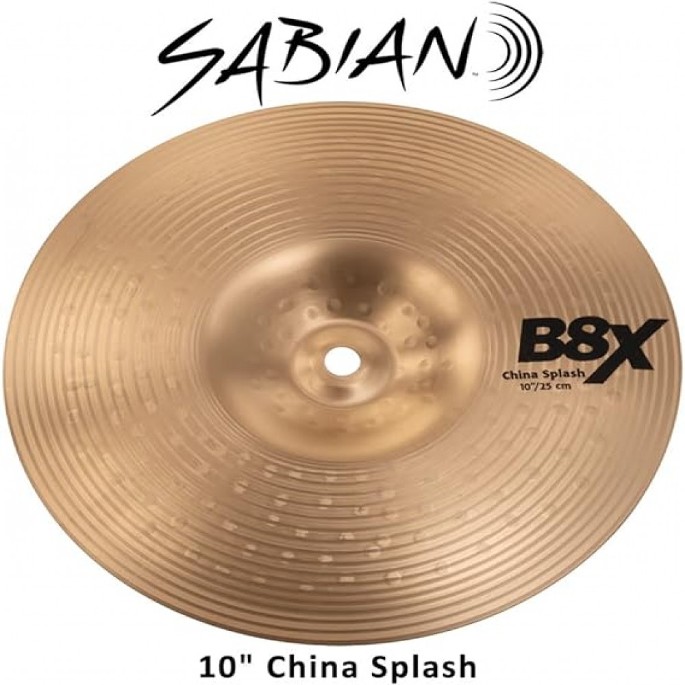 Sabian 41016X B8X 10" Series China Splash Cymbal
