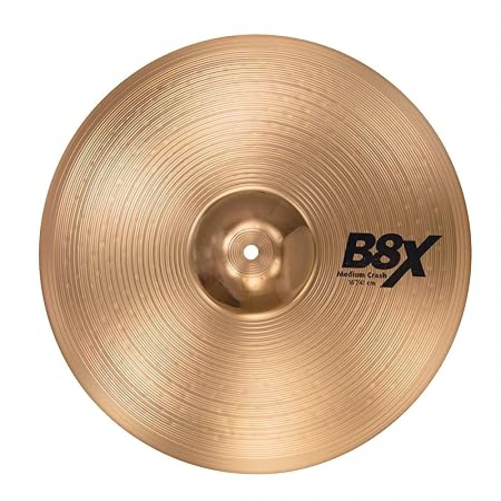 Sabian 41608X B8X 16" Series Medium Crash Cymbal