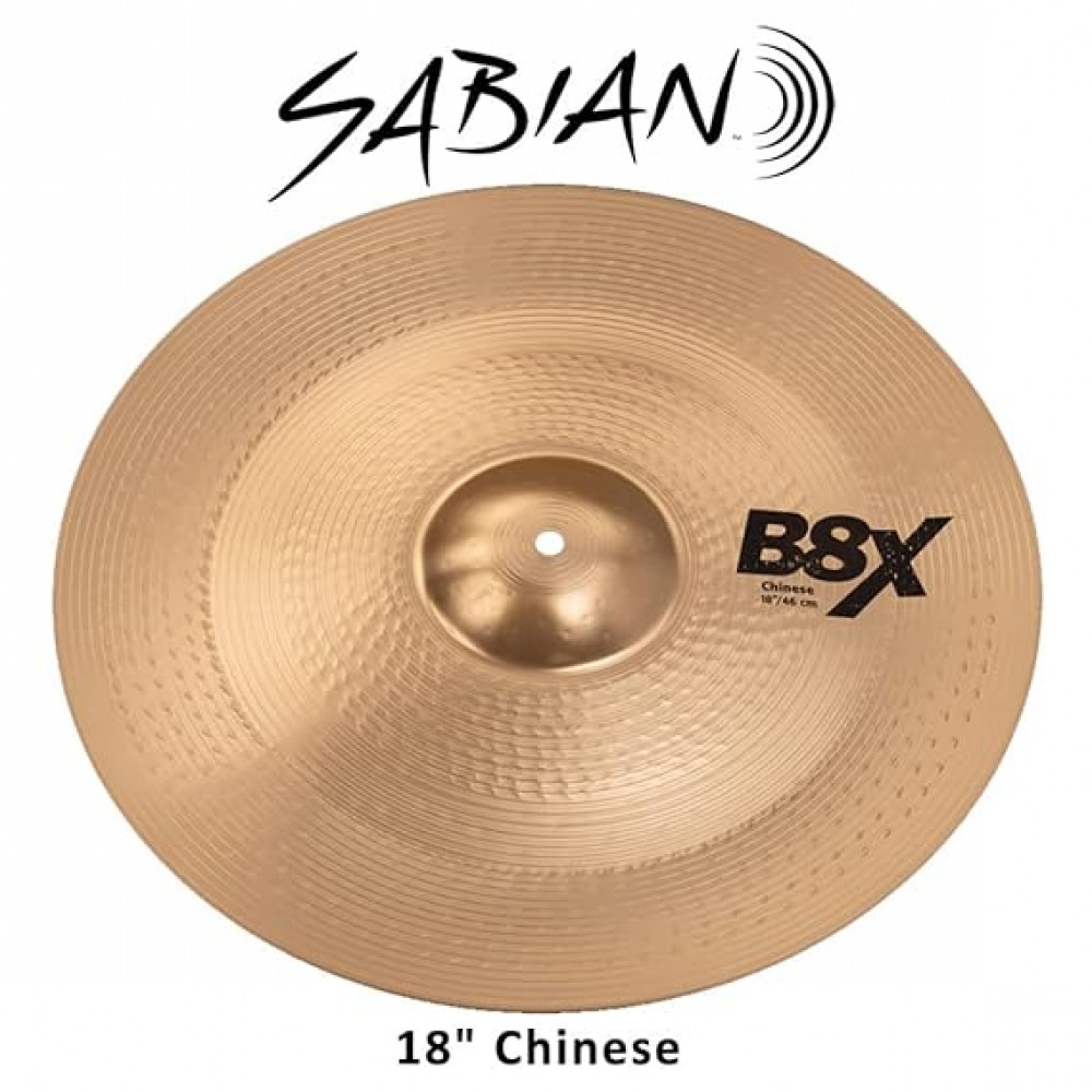 Sabian 41816X B8X 18" Series Chinese Cymbal
