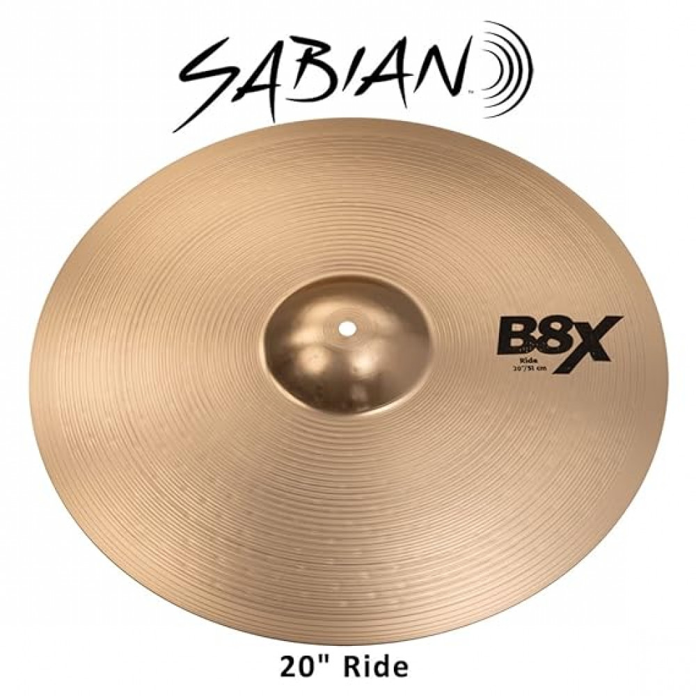 Sabian 42012X B8X 20" Series Ride Cymbal