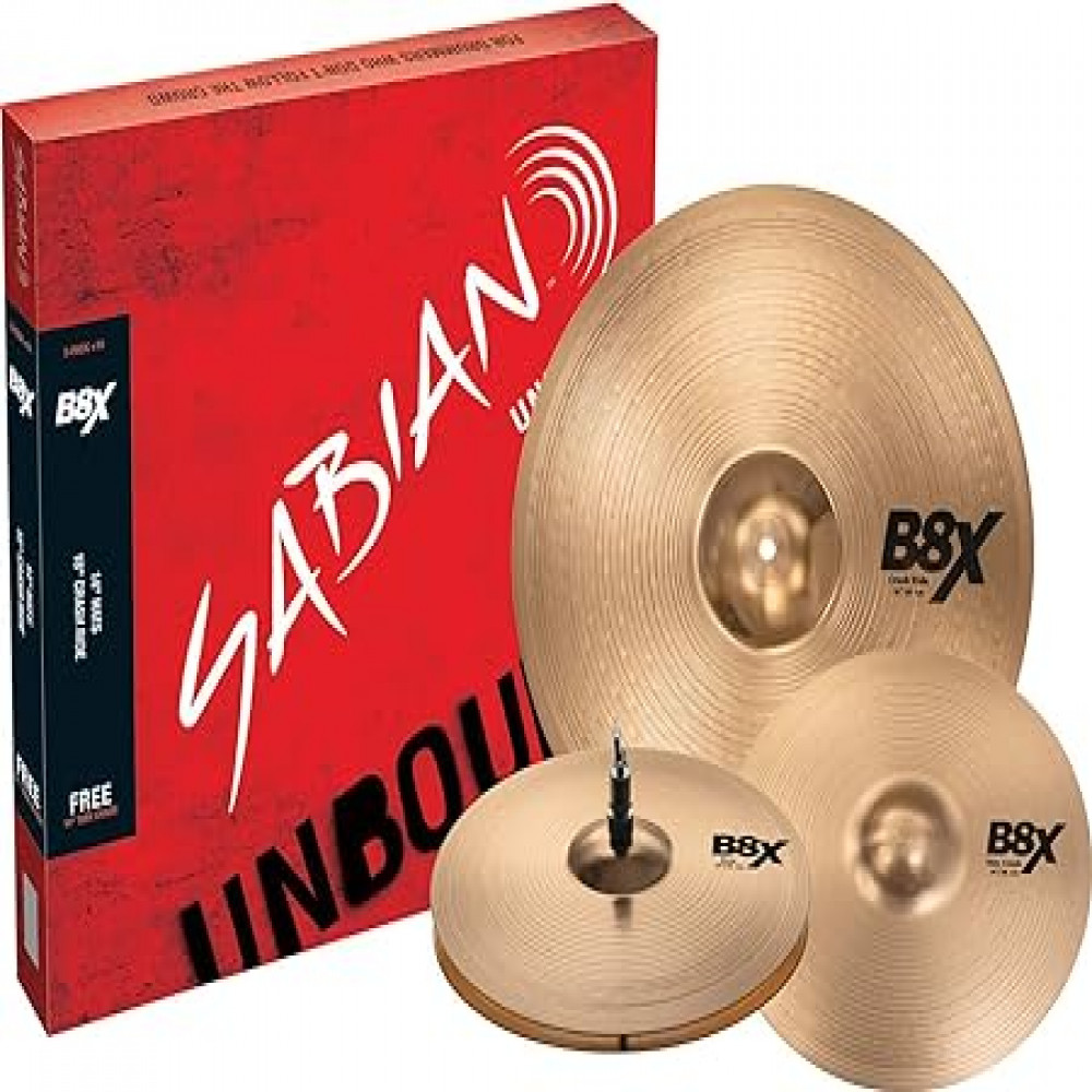 Sabian 45002X B8X 14HH/18CR Series B8X 2-Pack Cymbal