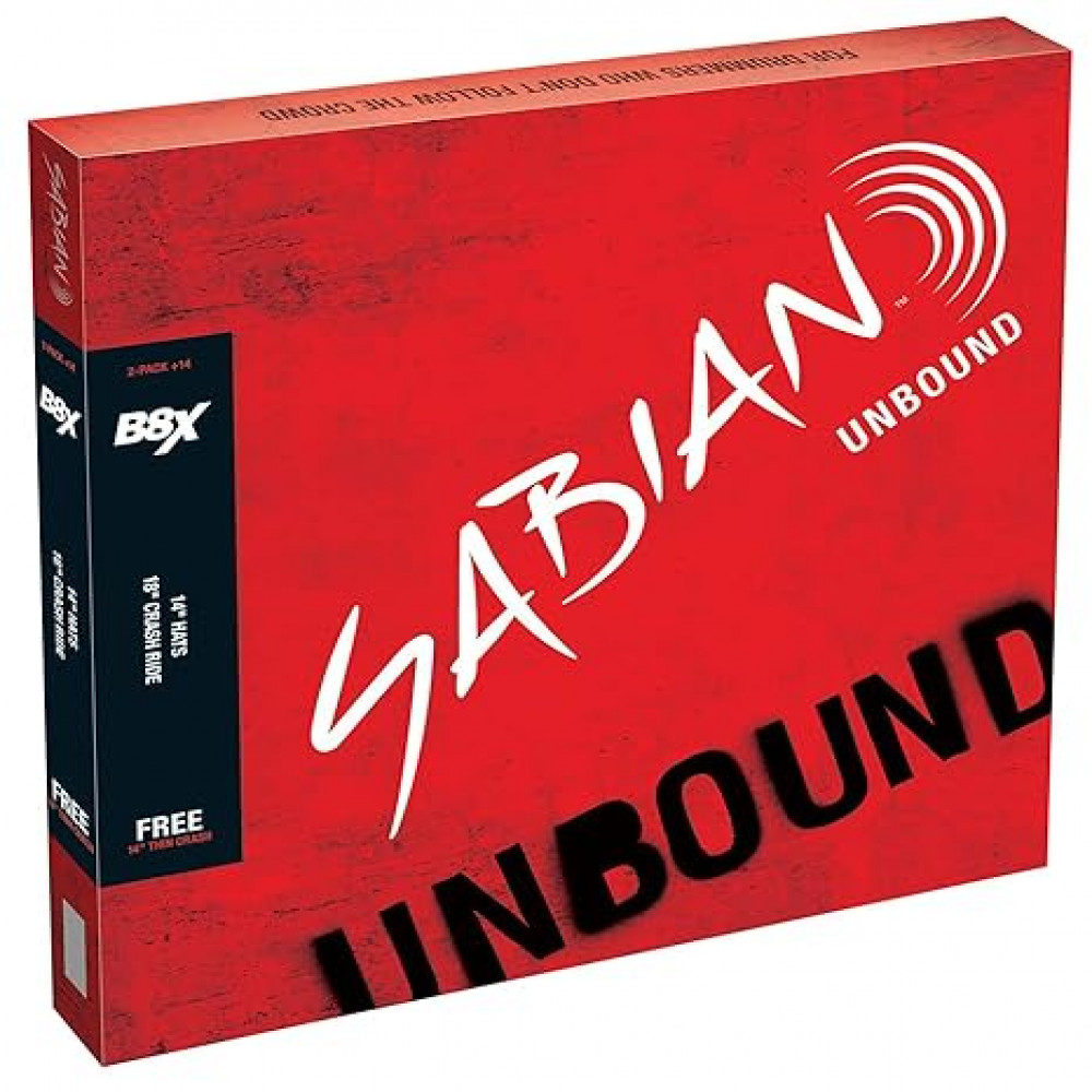 Sabian 45002X B8X 14HH/18CR Series B8X 2-Pack Cymbal