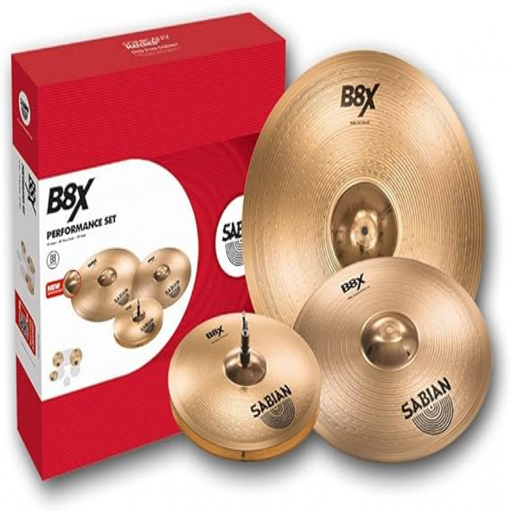 Sabian 45003X B8X 14HH/16C/20R Series Performance Set Cymbal