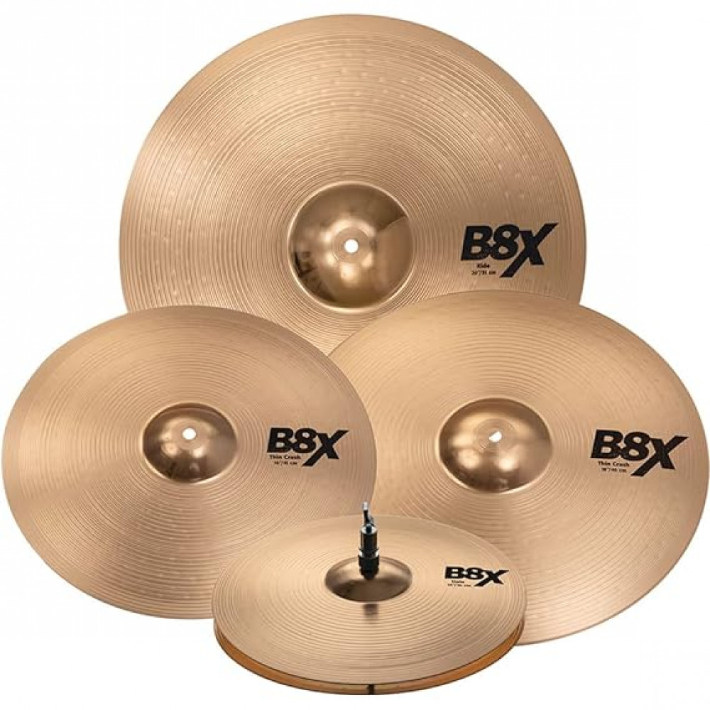 Sabian 45003XG B8X 14HH/16C/20R+18C Series Performance Set Plus Cymbal