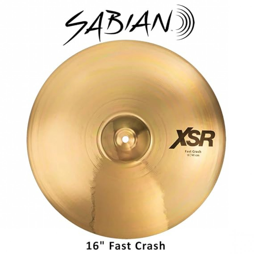 Sabian XSR1607B 16" Series Fast Crash Cymbal