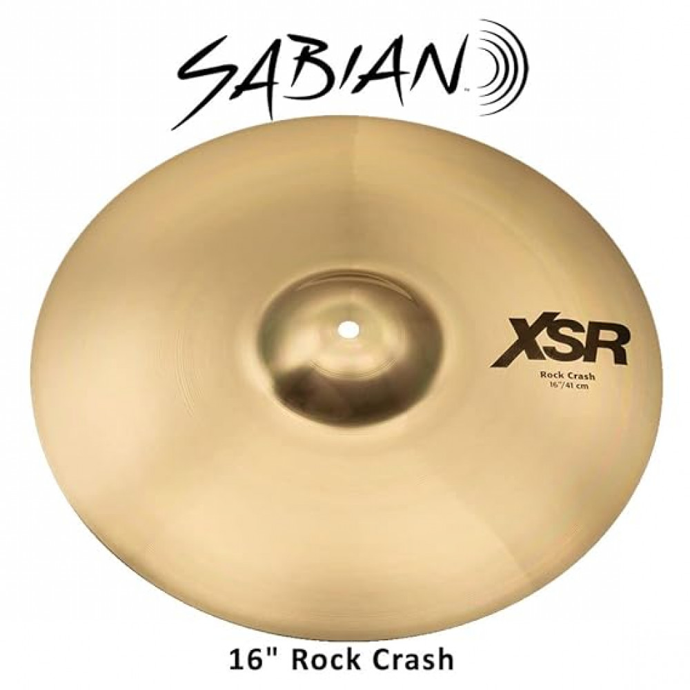 Sabian XSR1609B 16" Series Rock Crash Cymbal