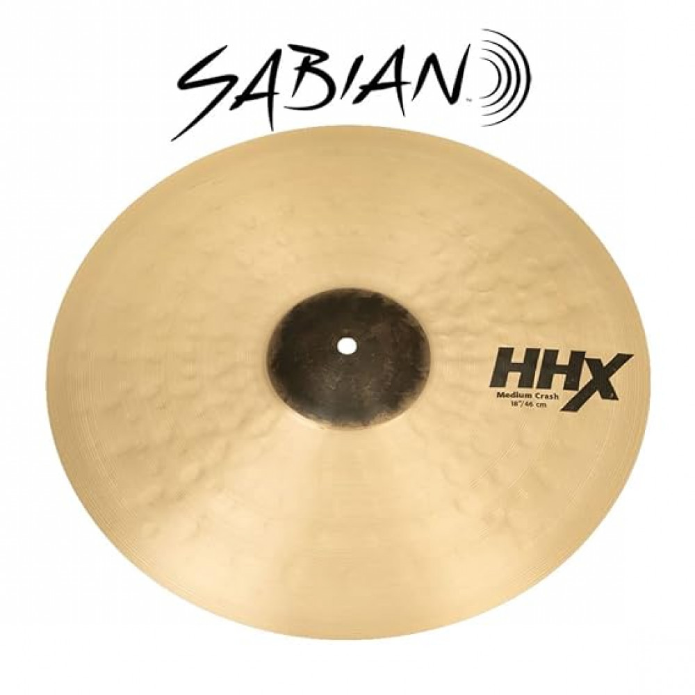 Sabian 11808XMN HHX 18" Series Medium Crash Cymbal