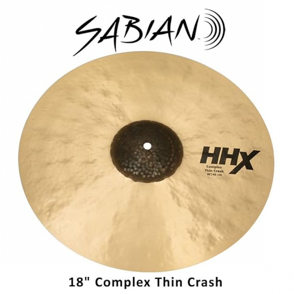 Sabian 11806XCN HHX 18" Series Complex Thin Crash Cymbal