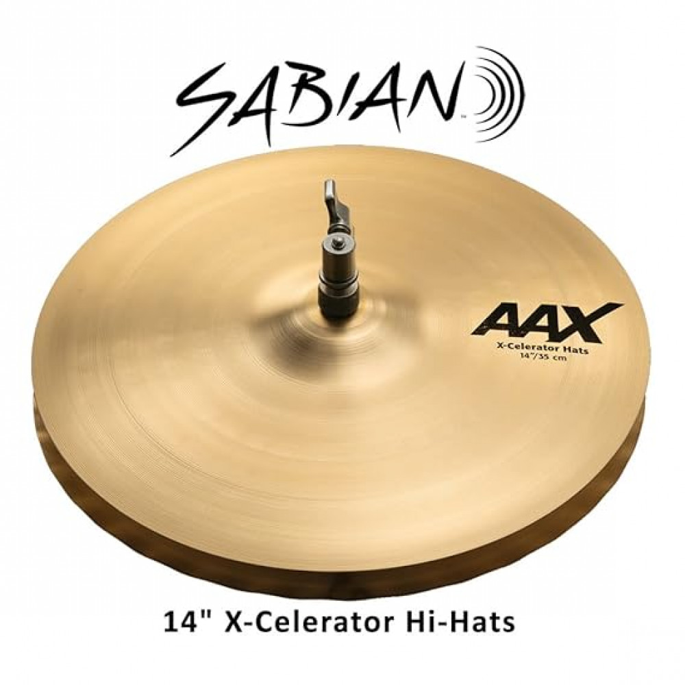 Sabian 21402XLB AAX 14" Series X-Celerator Hi Hats Cymbal