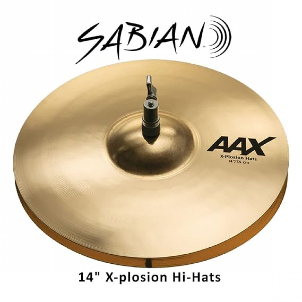 Sabian 2140287XB AAX 14" Series X-plosion Hi Hats Cymbal
