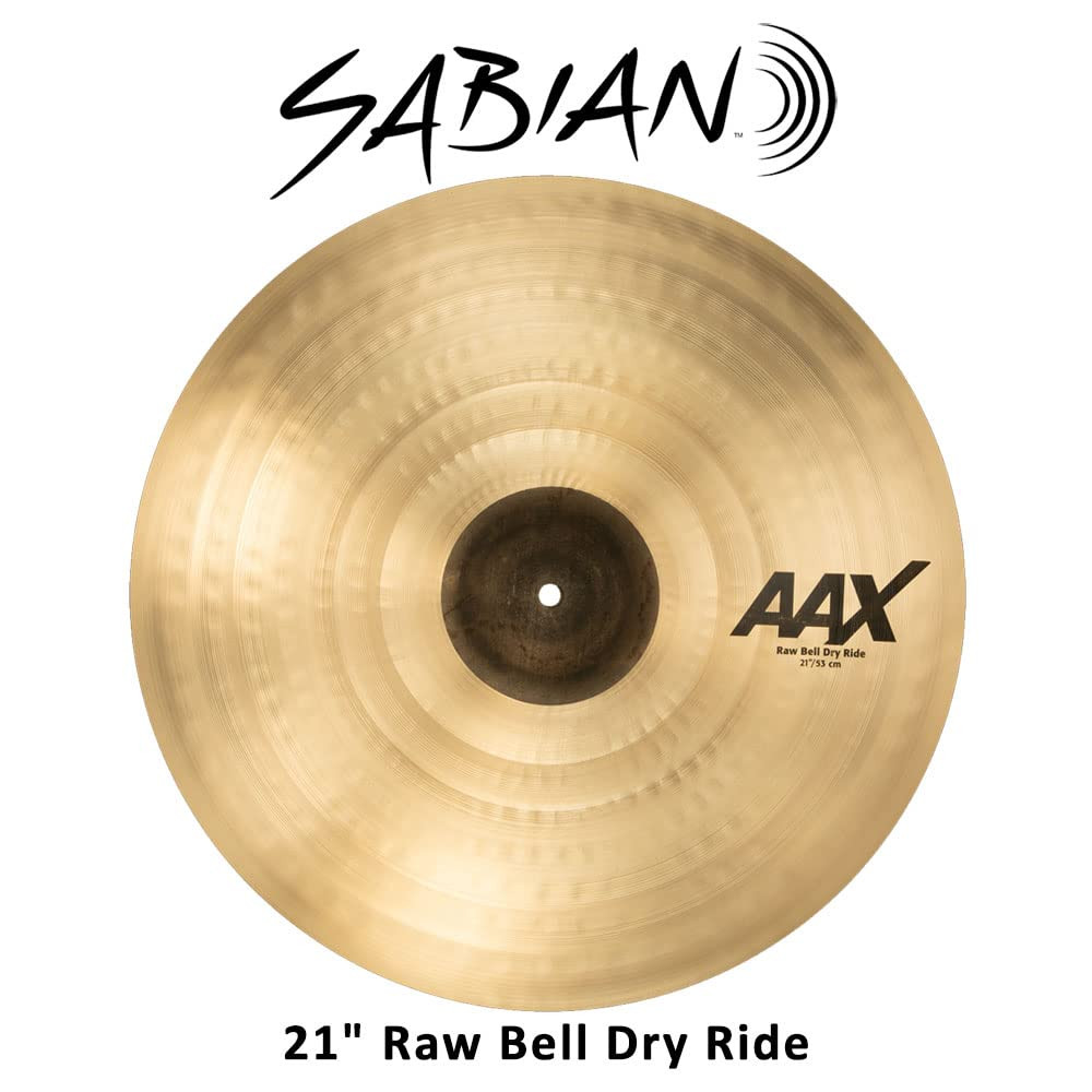 Sabian 22172X AAX 21" Series Raw Bell Dry Ride Cymbal
