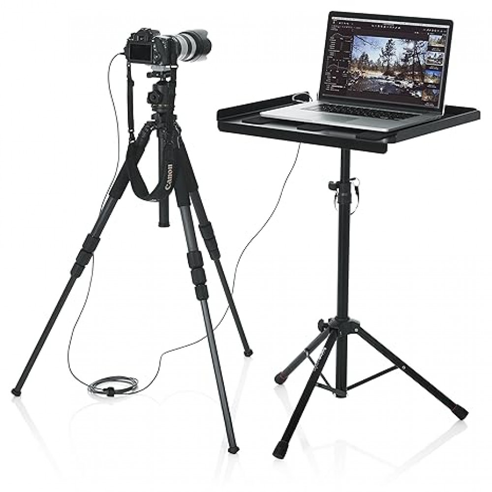 Gator Frameworks GFW-UTL-MEDIATRAY1 Compact Adjustable Media Tray Stand