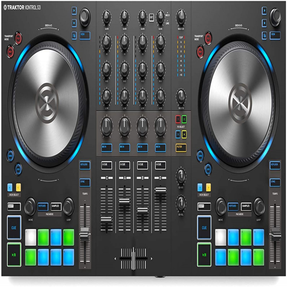 Native Instruments Traktor Kontrol S3 4-Channel, 4 DJ Controller