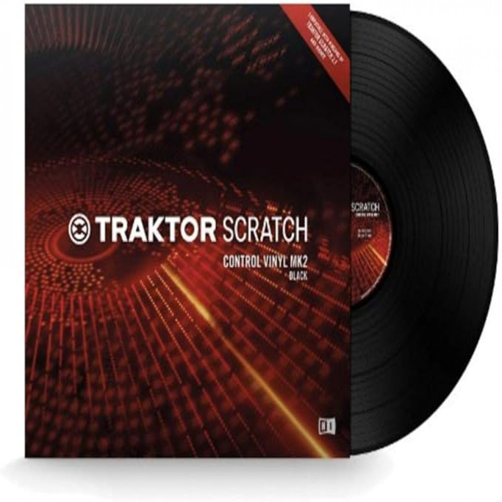 Native Instruments Traktor Scratch Control Vinyl MK2 Black (Single Vinyl)