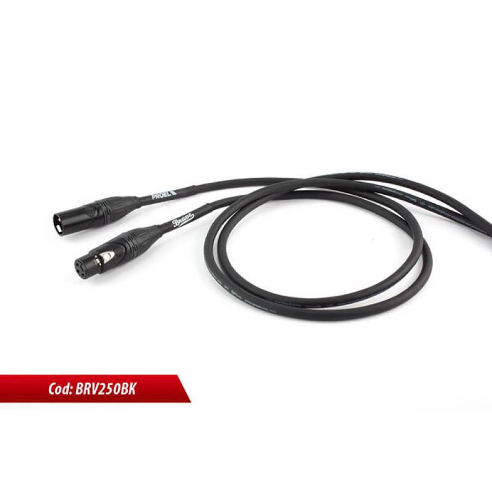 PROEL BRV250LU5BK Microphone Cable