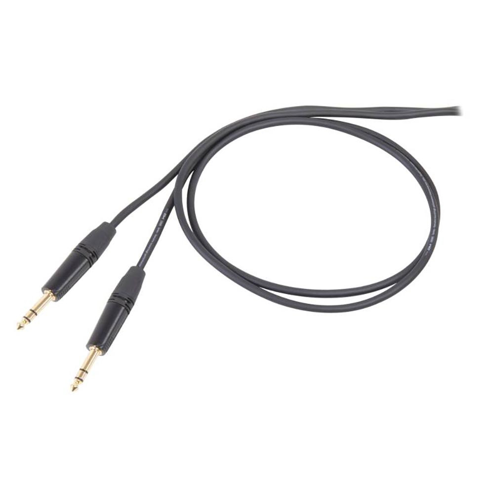 Proel DHS140LU3 (6.3mm Stereo To 6.3mm Stereo 3 M) Professional Balanced Cable