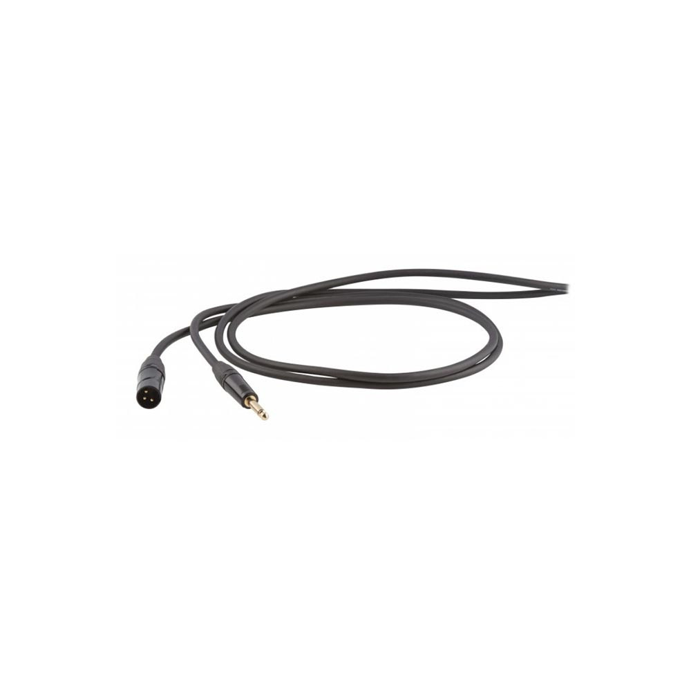 Proel DHS230LU5 5M (6.3 mm stereo plug - 3P male XLR) Professional balanced cable
