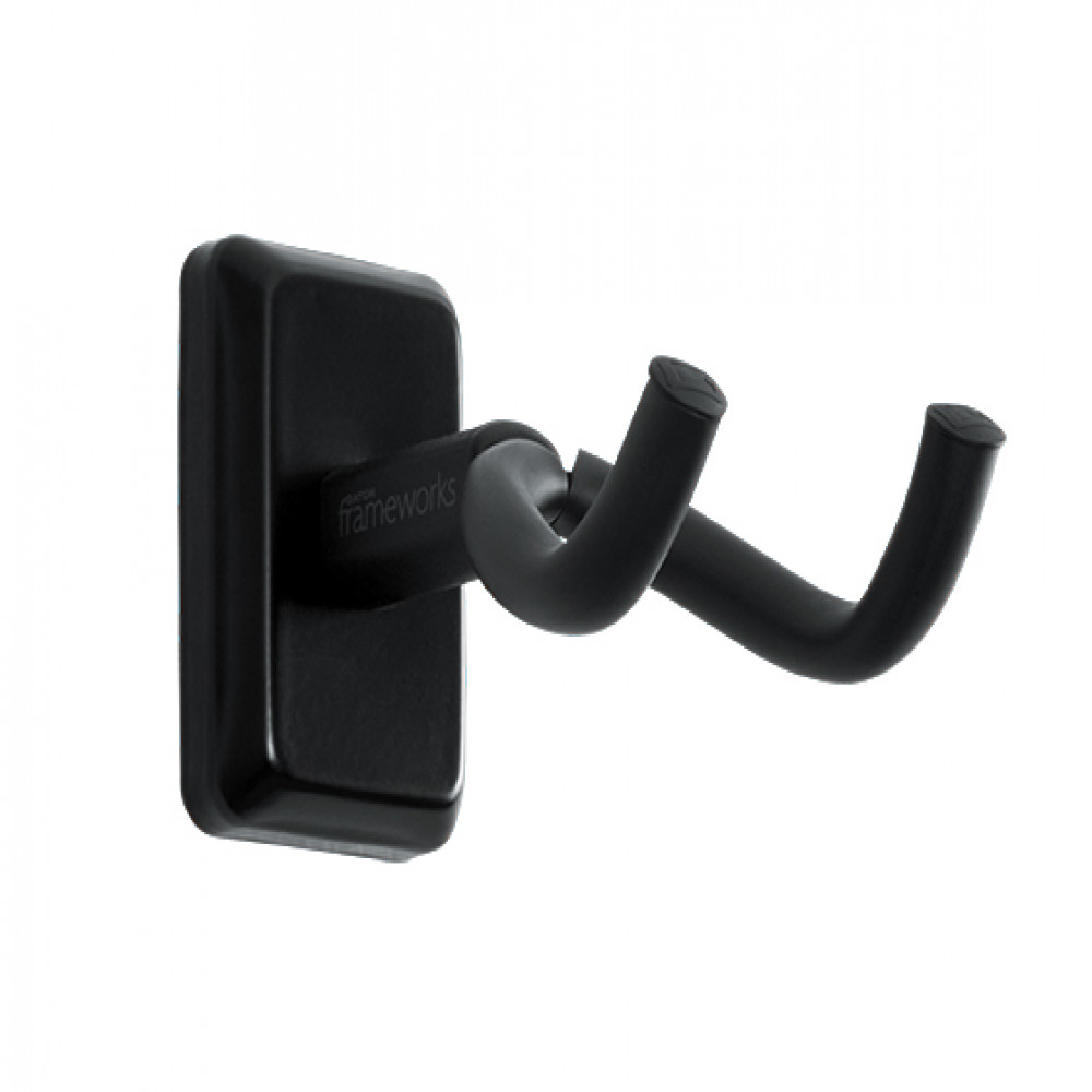 Gator Frameworks GFW-GTR-HNGRBLK Black Wall Mount Guitar Hanger