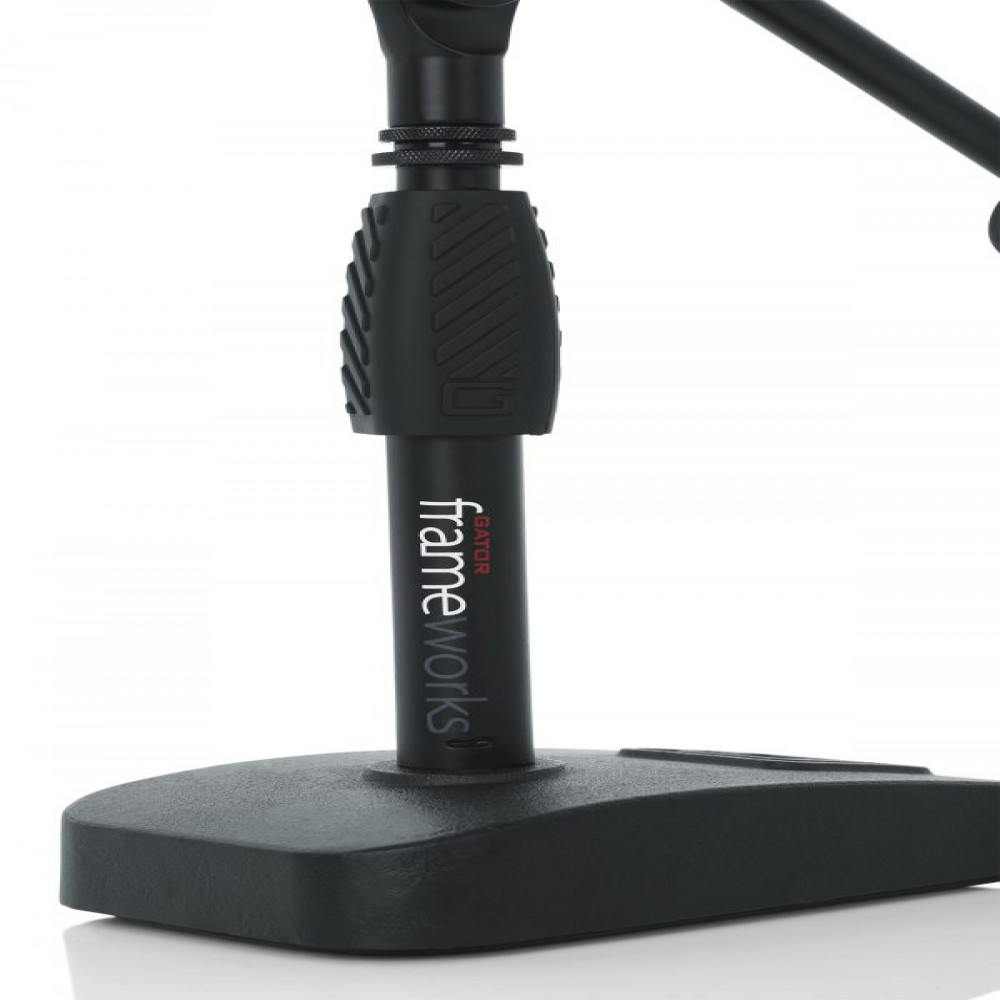 Gator Frameworks GFW-MIC-0822 Telescoping Boom Mic Stand Desktop & Bass Drum