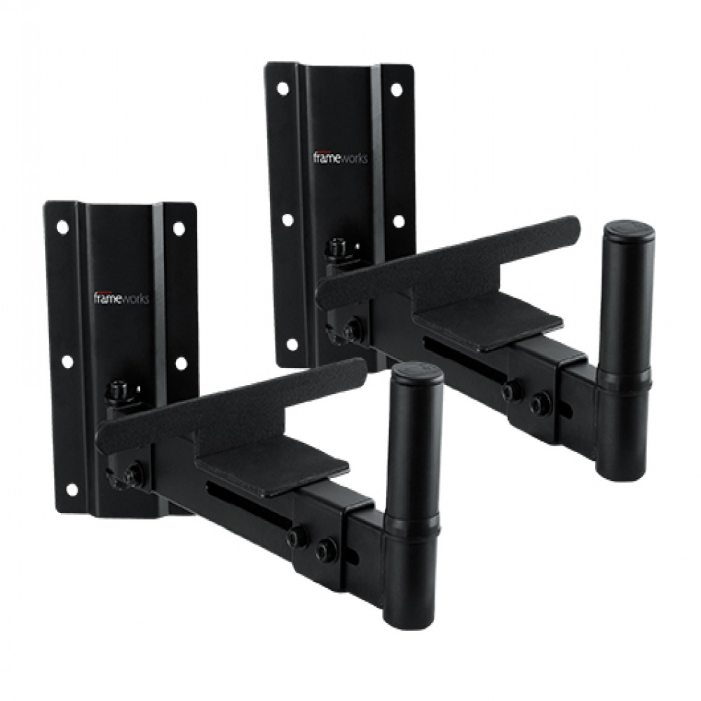 Gator Frameworks GFW-SPK-WM100 Set of 2 Wall Mount Speaker Stand