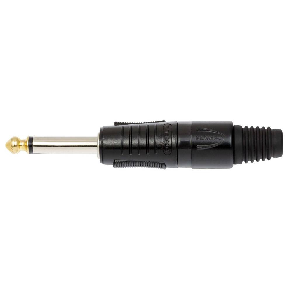 Proel S2CPRON Professional 6.3 mm - 1/4” Mono Jack Black Plug