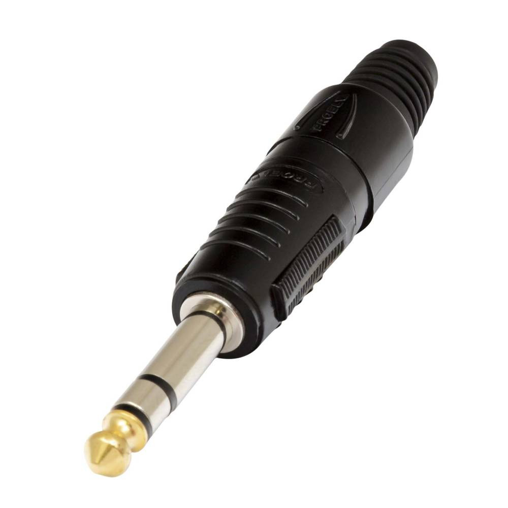Proel S3CPRON Professional 6.3 mm - 1/4” Stereo Jack Black Plug