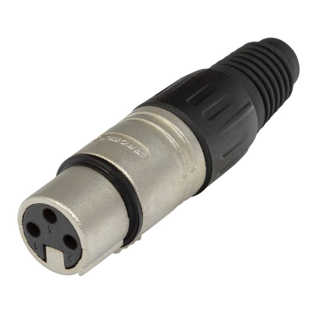 Proel XLR3FV 3-Pole XLR Cable Mount Female Socket