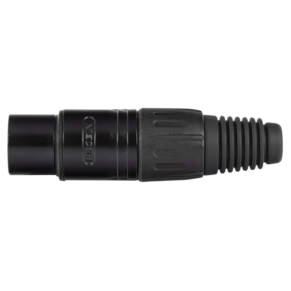 Proel XLR3FVBK 3-Pole XLR Cable Mount Female Socket