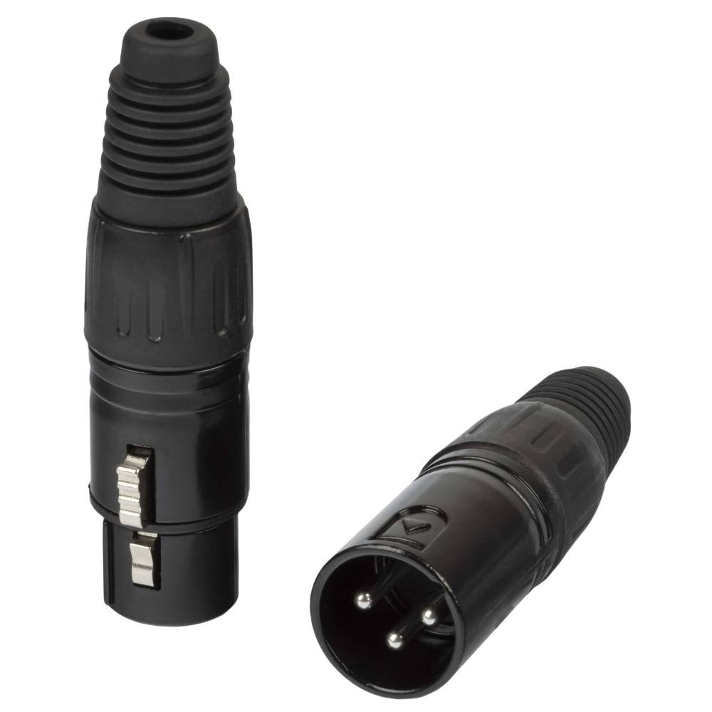 Proel XLR3FVBK 3-Pole XLR Cable Mount Female Socket