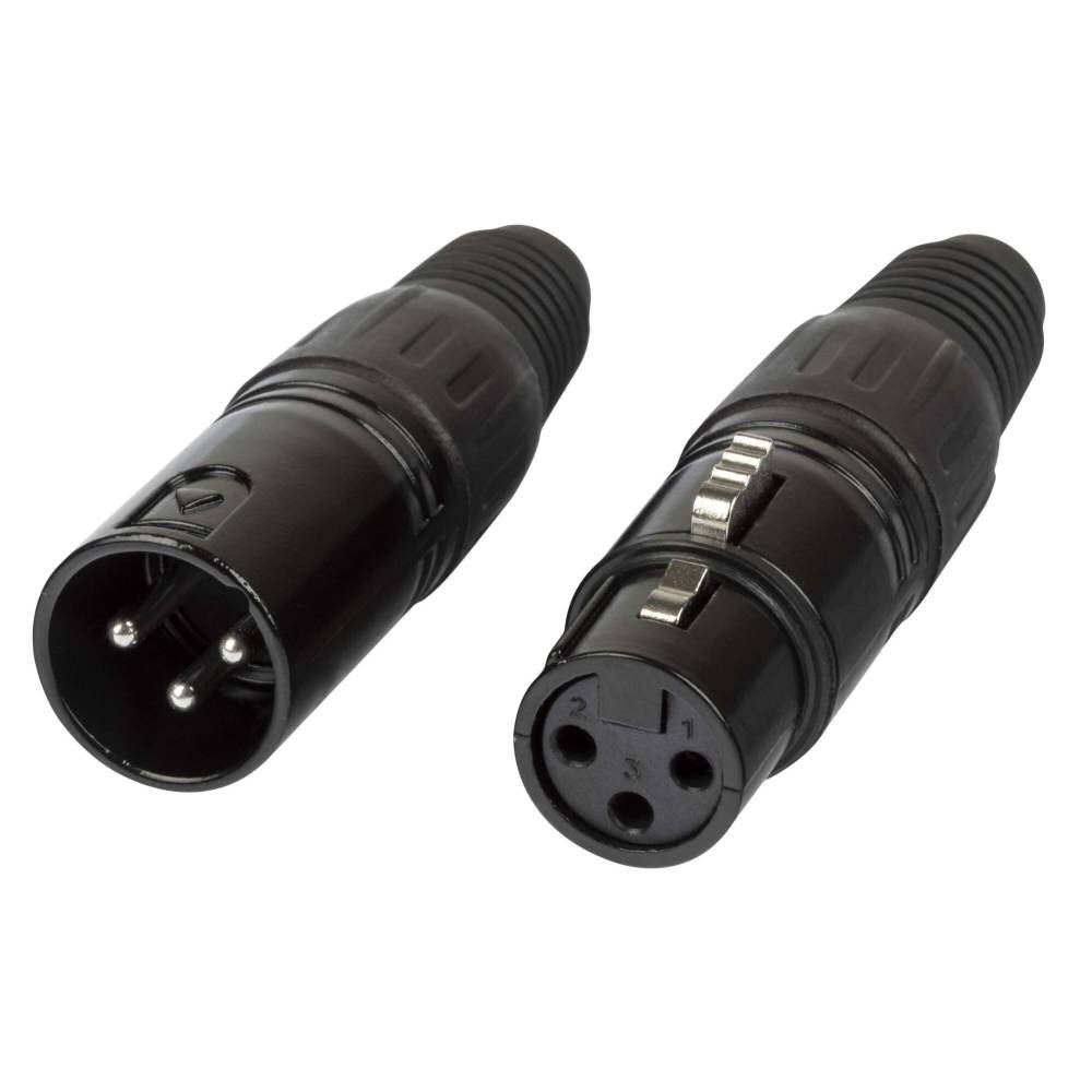 Proel XLR3FVBK 3-Pole XLR Cable Mount Female Socket