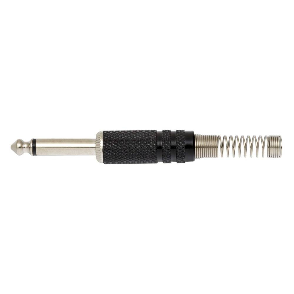 Proel S210BK Professional 6.3 mm - 1/4” Mono Jack Black Plug