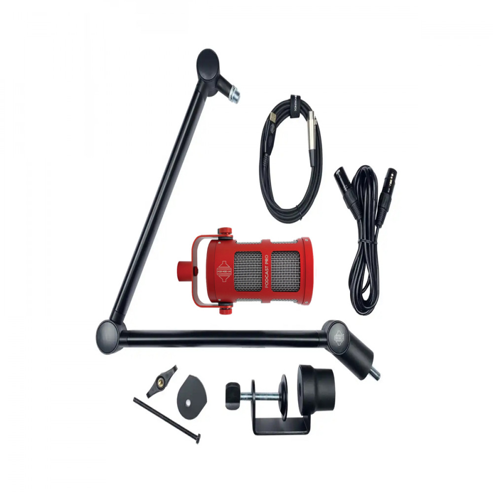 Sontronics Voicecasting Pack Red Dynamic Microphone
