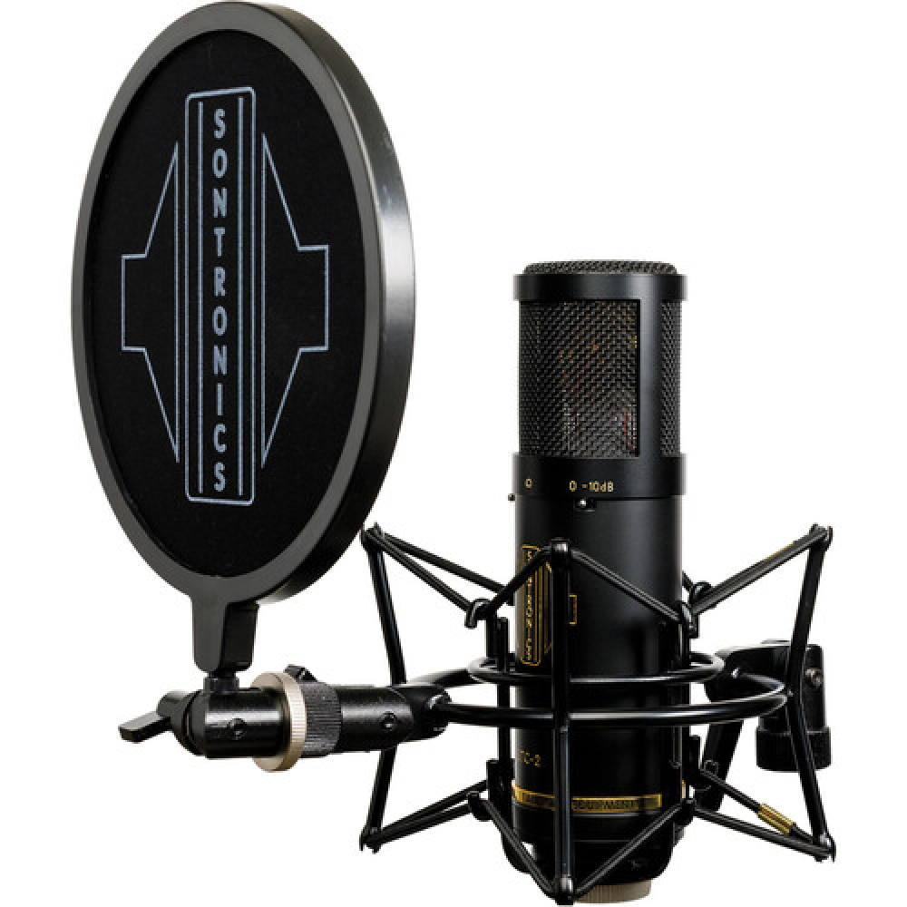 Sontronics STC-2 Pack (BLACK) Cardioid Condenser Microphone with Accessories