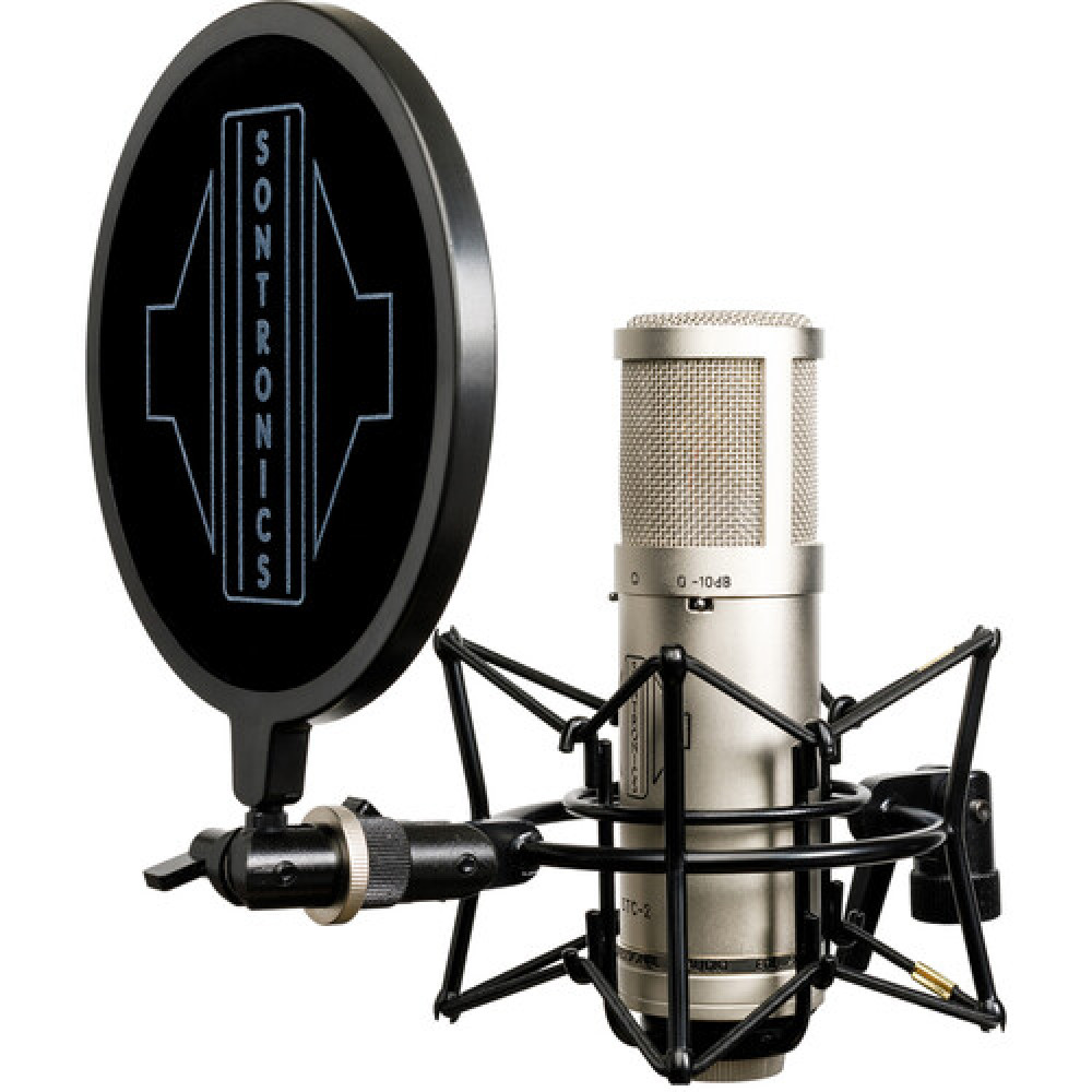 Sontronics STC-2 Pack (SILVER) Cardioid Condenser Microphone with Accessories