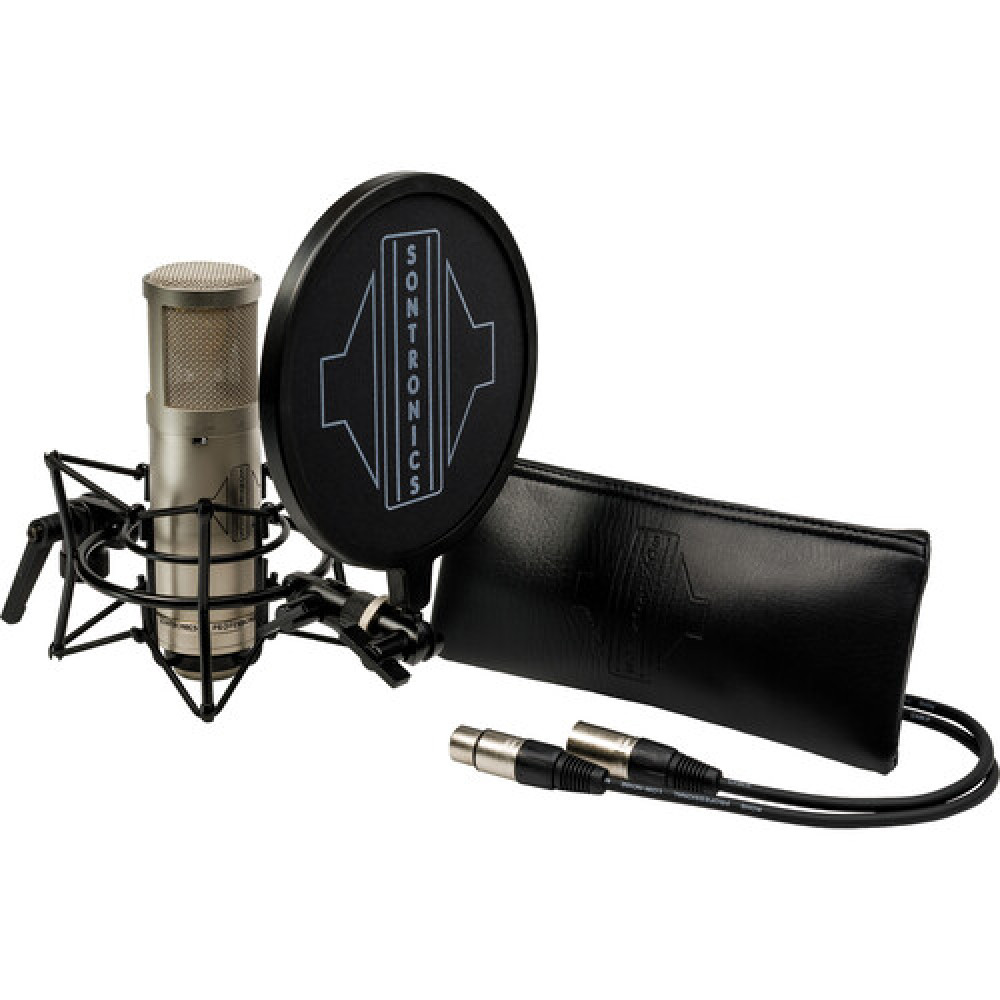 Sontronics STC-2 Pack (SILVER) Cardioid Condenser Microphone with Accessories
