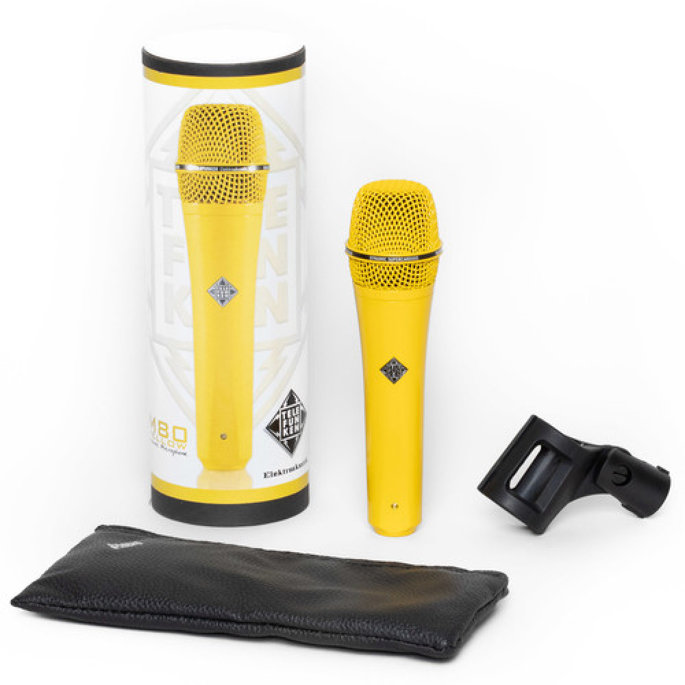 Telefunken M 80 Yellow Supercardioid Dynamic Microphone