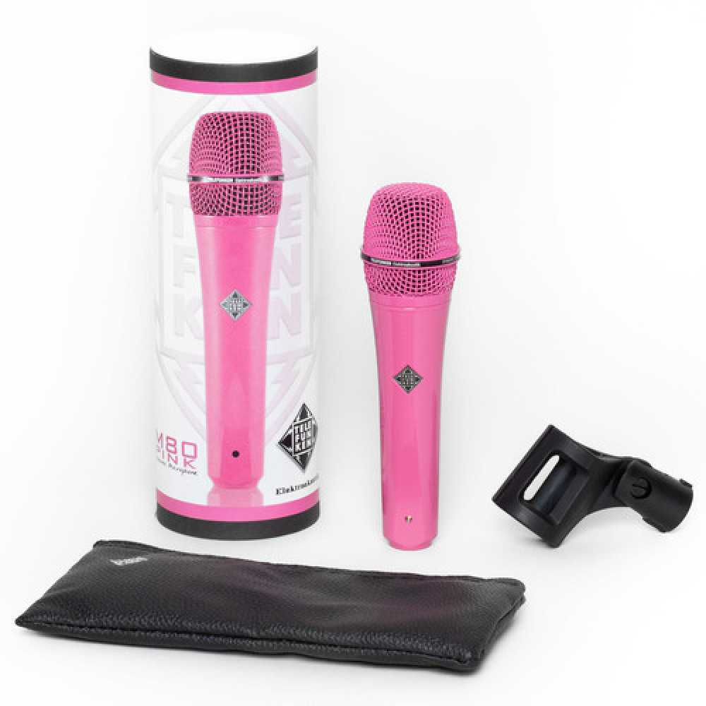Telefunken M 80 Pink Supercardioid Dynamic Microphone
