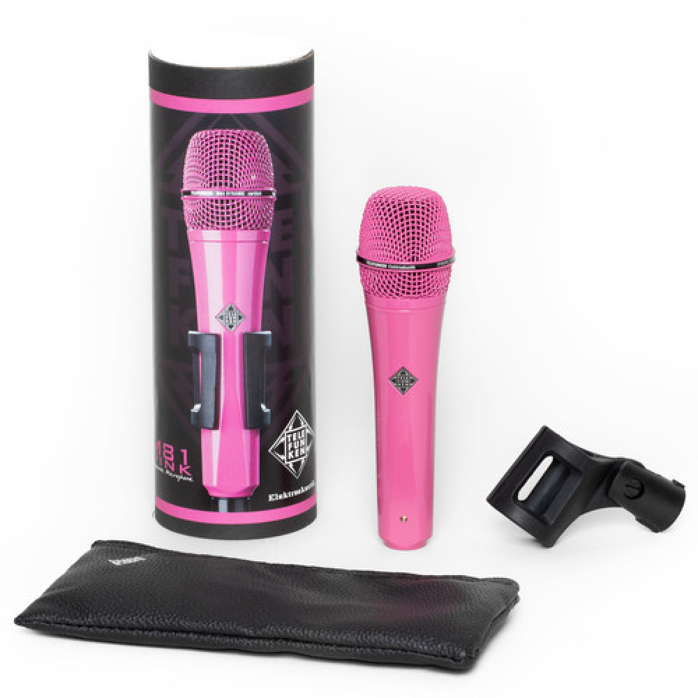 Telefunken M 81 Pink Supercardioid Dynamic Microphone