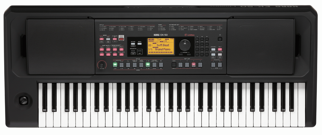 KORG EK-50IN Electronic Keyboard with Adapter