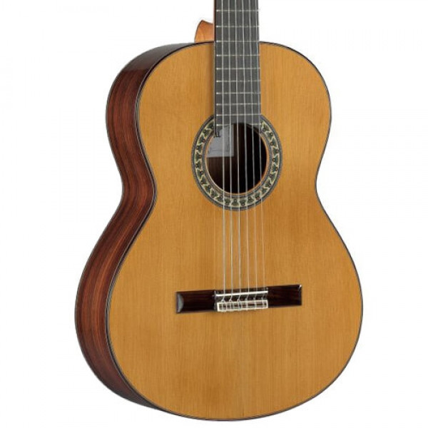 Alhambra 5P Mahogany Rosewood 6-string Nylon-string with Solid Cedar Top Natural Classical Guitar