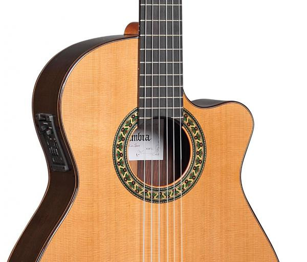 Alhambra 5P CW E2 Mahogany Rosewood 6-string Nylon-string with Solid Cedar Top Natural Classical Guitar