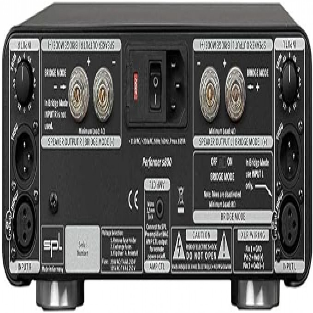 SPL Performer s800 Stereo Power Amplifier
