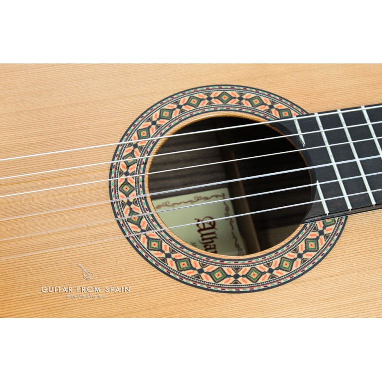 Alhambra 8P Ebony Rosewood Nylon-string Classical Guitar with Cedar Top Natural Classical Guitar
