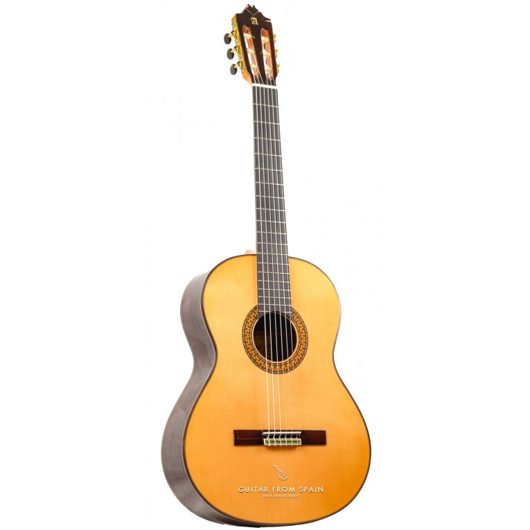 Alhambra 9P Ebony Rosewood Nylon-string Classical Guitar with Cedar Top Natural Classical Guitar