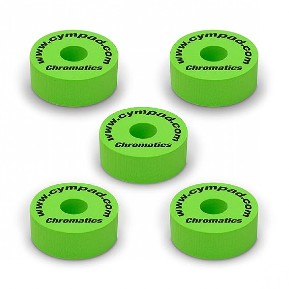 Cympad CS15/5-G 40/15mm Chromatics Cymbal Set Green (5-pieces)