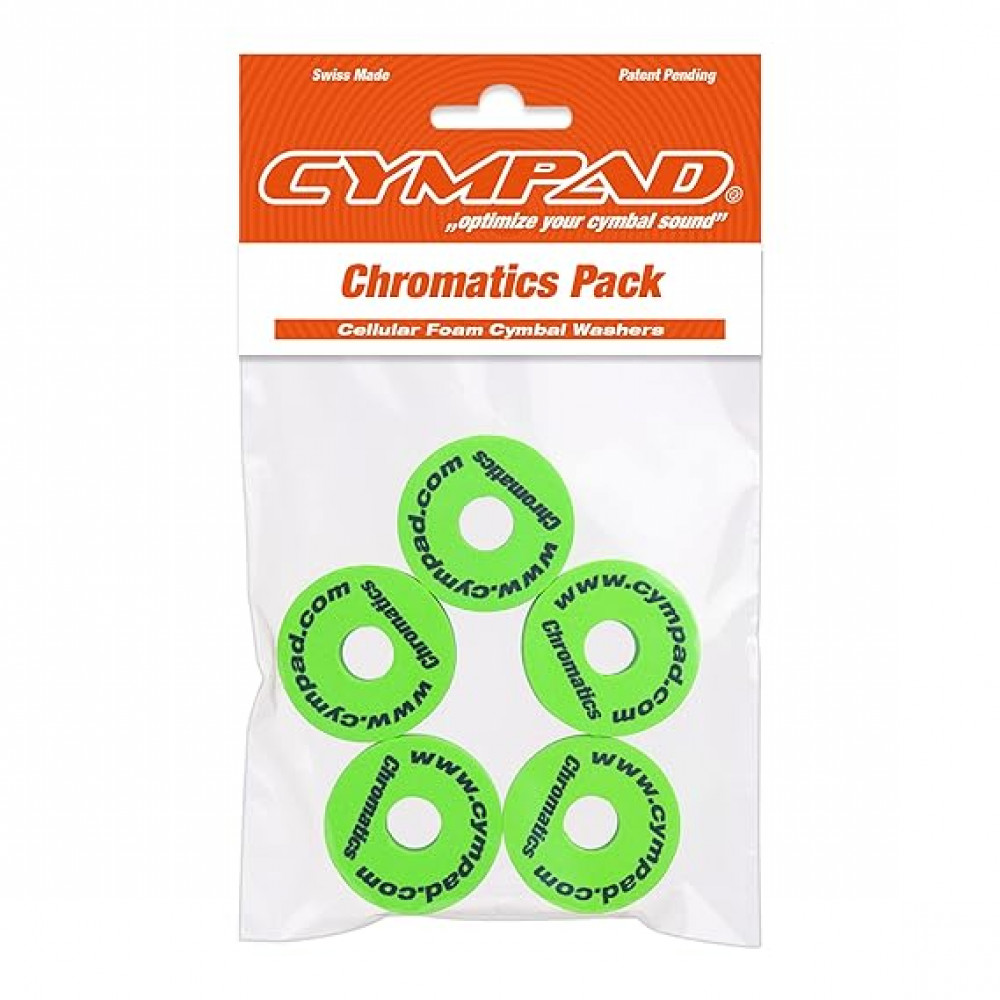 Cympad CS15/5-G 40/15mm Chromatics Cymbal Set Green (5-pieces)