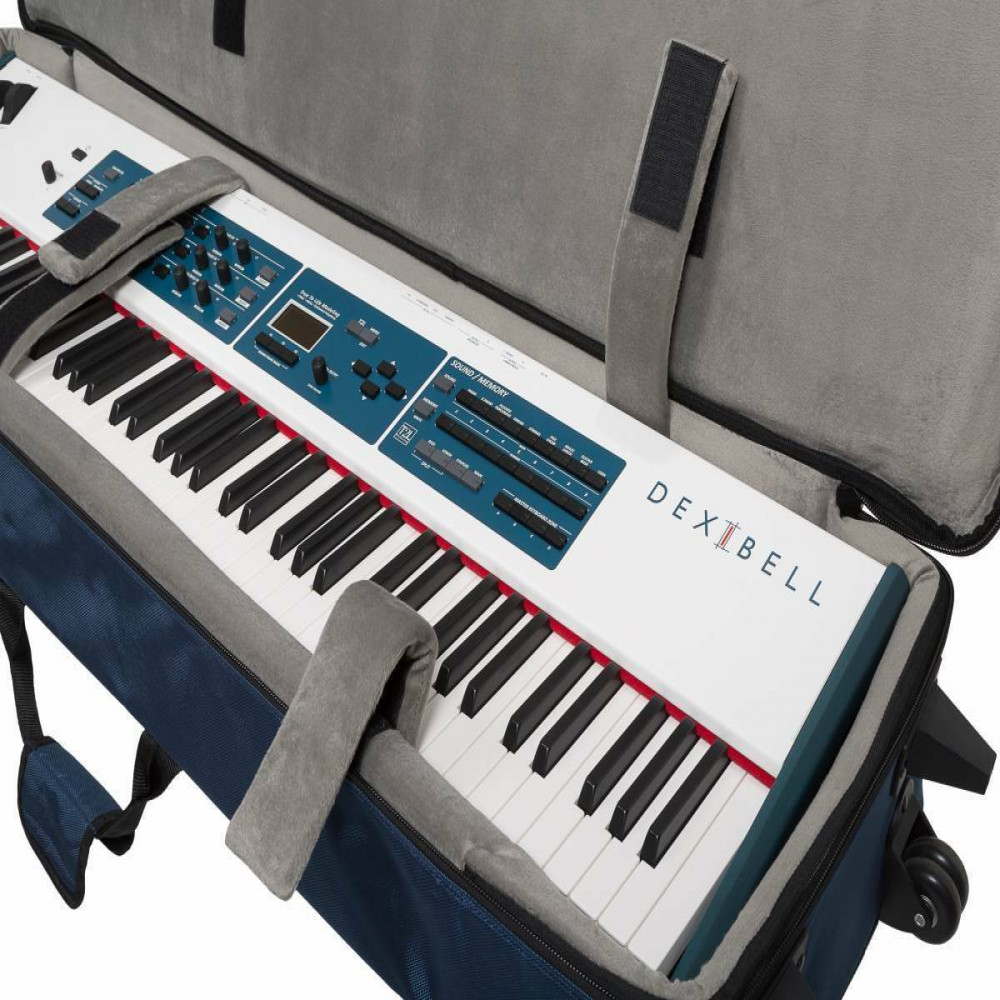 Dexibell DX BAGS9S7 PRO 88-Key Padded Keyboard Case with Wheels