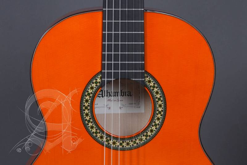Alhambra 4F Mahogany Rosewood Nylon-String with Cedar Top Pure Flamenco