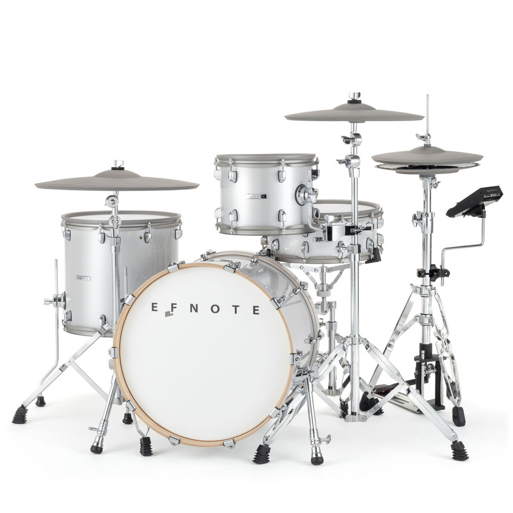 EFNOTE 7 EFD7-STDSET-WS Acoustic Designed Electronic Drum Set White Sparkle